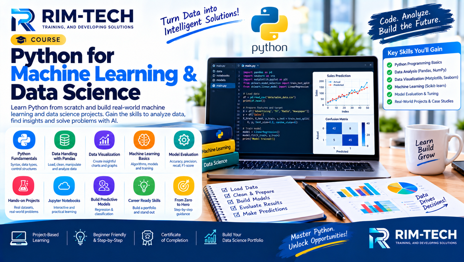 Python for Machine Learning & Data Science